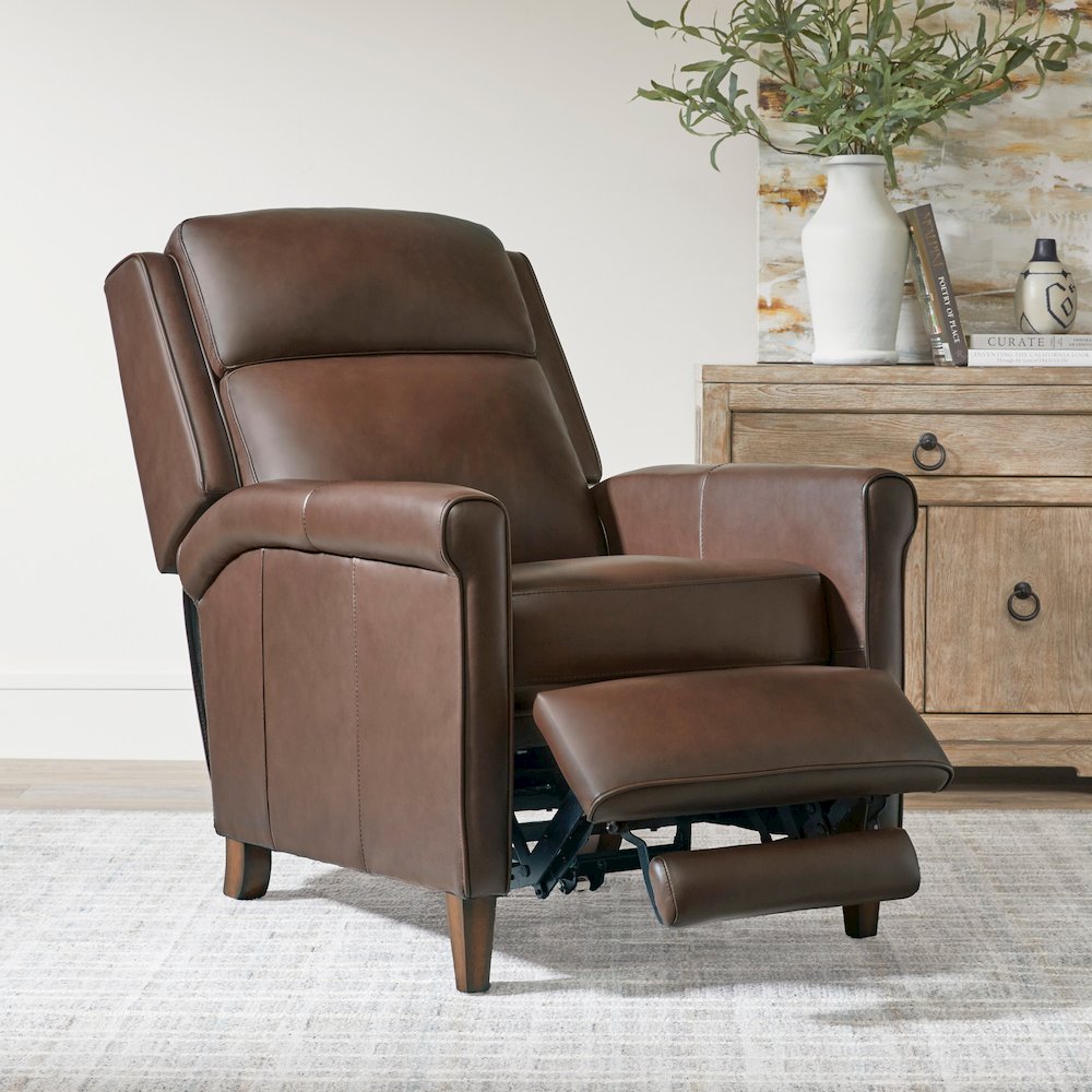 Northfield - Walnut Whirl Power High Leg Recliner P2 - Power by FreeMotion