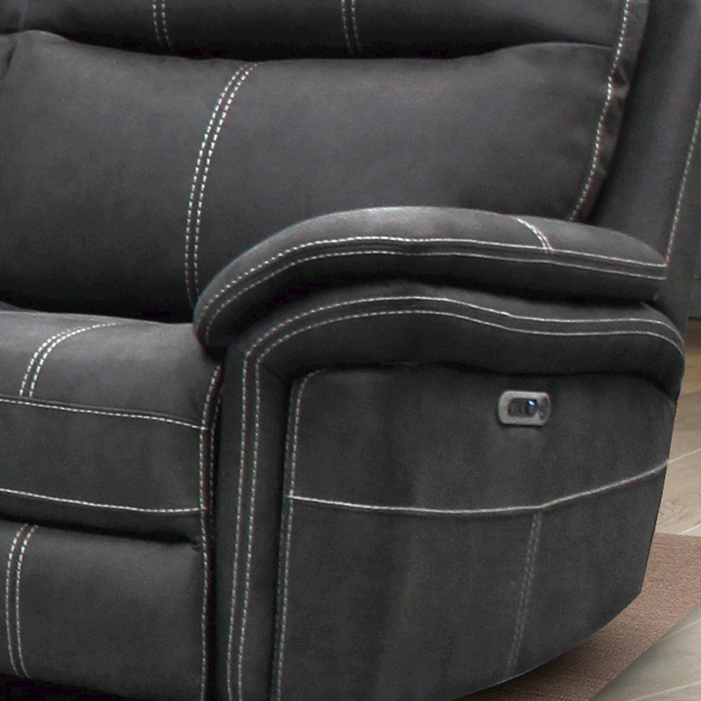 Mason - Charcoal Power Reclining Sofa