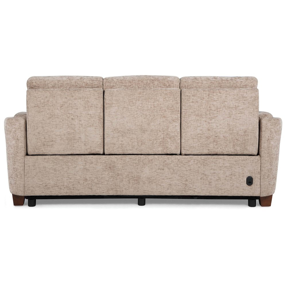 Morehead - Biscotti Power Reclining Sofa Loveseat and Recliner