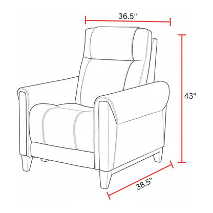 Conrad Napa Copper Power High Leg Recliner P2 Two Pack