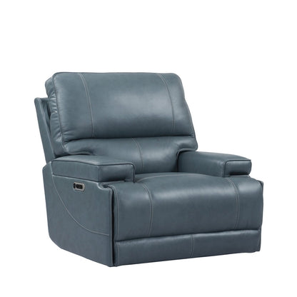 Whitman - Verona Azure - Powered By Freemotion Power Reclining Sofa and Recliner