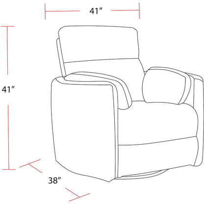 Radius - Mineral Power Reclining Sofa Loveseat and Recliner