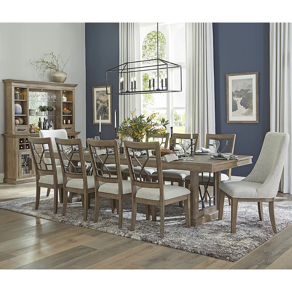 Parker House Sundance - Sandstone 66 In. Buffet and Hutch with Quartz Insert