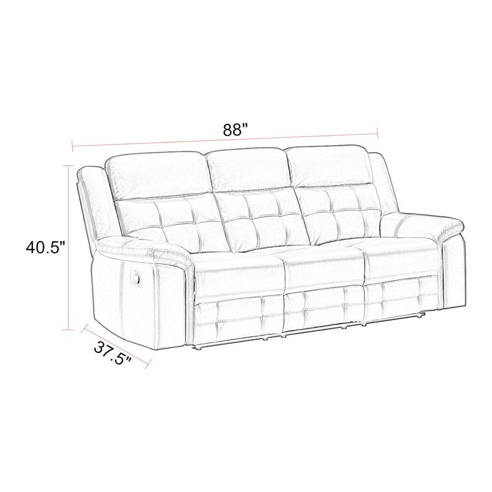 Clayton - Phantom Sofa and Loveseat