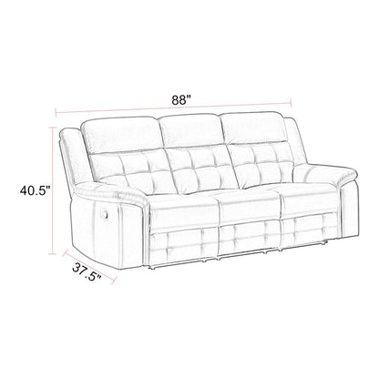 Clayton - Phantom Sofa and Loveseat