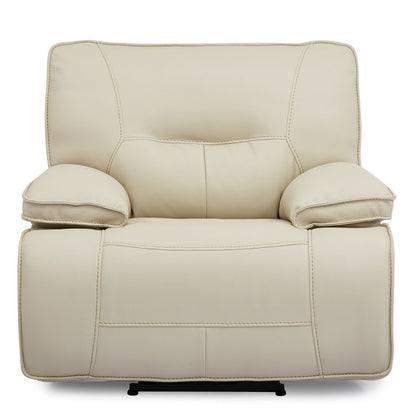 Spartacus - Oyster Power Reclining Sofa Loveseat and Recliner