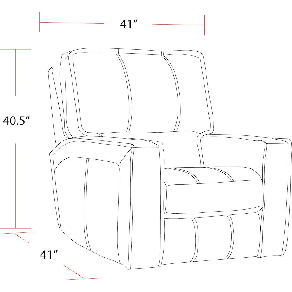Rockford - Verona Saddle Power Reclining Sofa Loveseat and Recliner