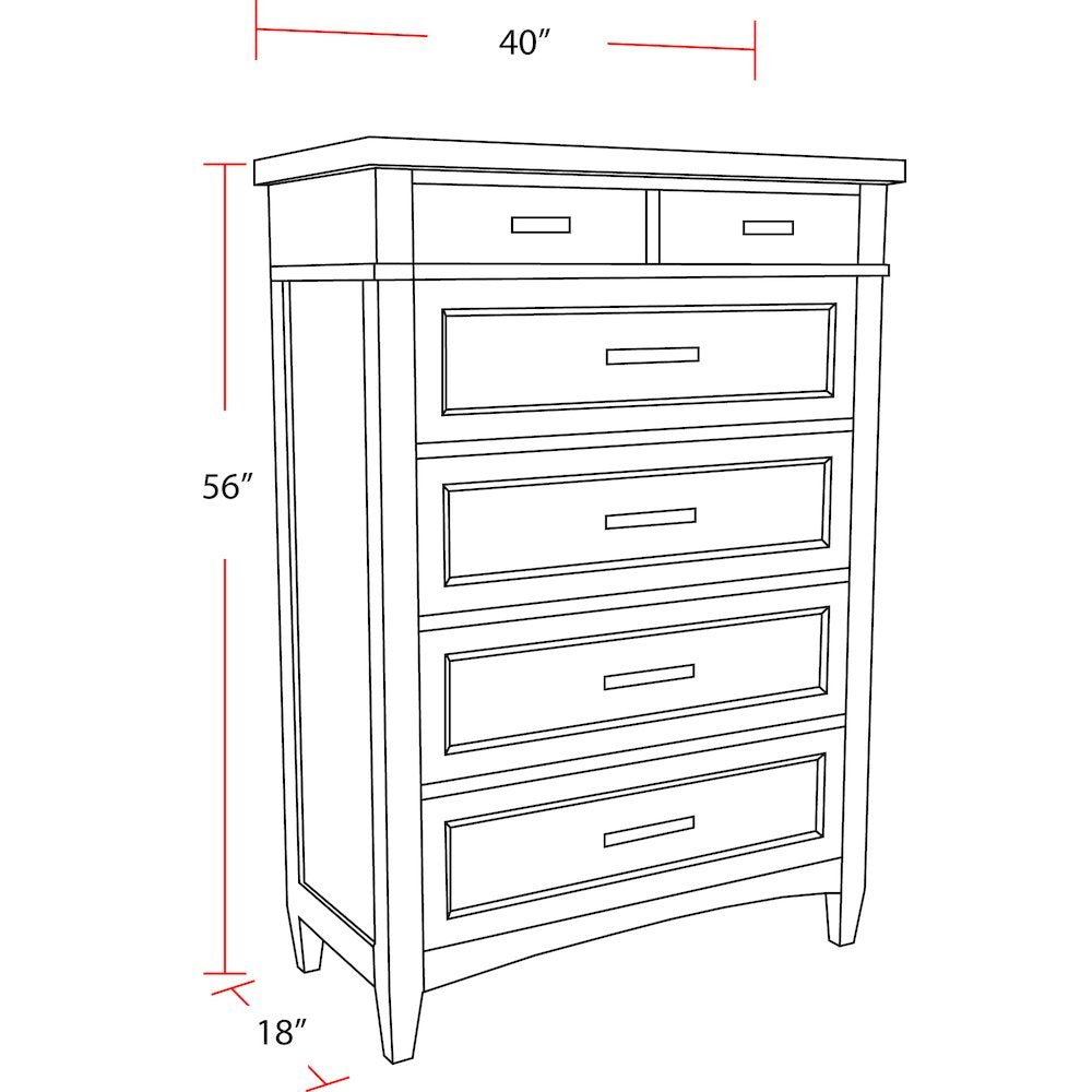 Modern Bedroom King Shelter Bed 2 Nightstands Dresser with Mirror and Chest