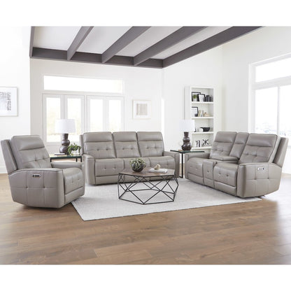 Parker Living Canterbury - Pewter Power Reclining Zero Gravity Sofa