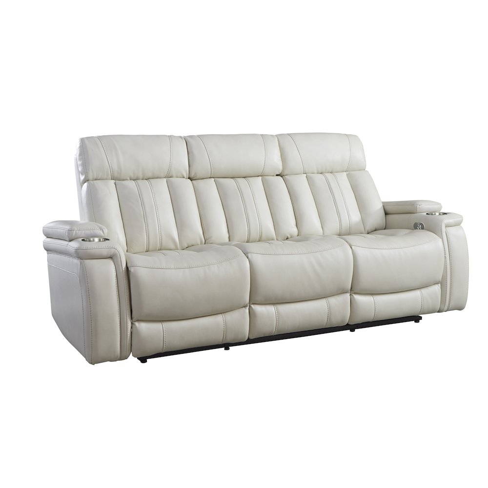 Royce - Fantom Ivory Power Reclining Sofa and Loveseat