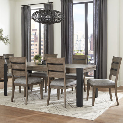Cedar Fork - Dining 78 in. with 6 ladderback chairs