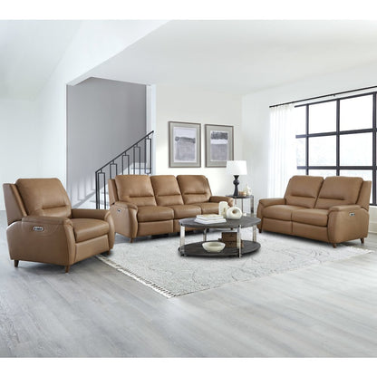 Austin - Caramel Cream Power Reclining Loveseat P2