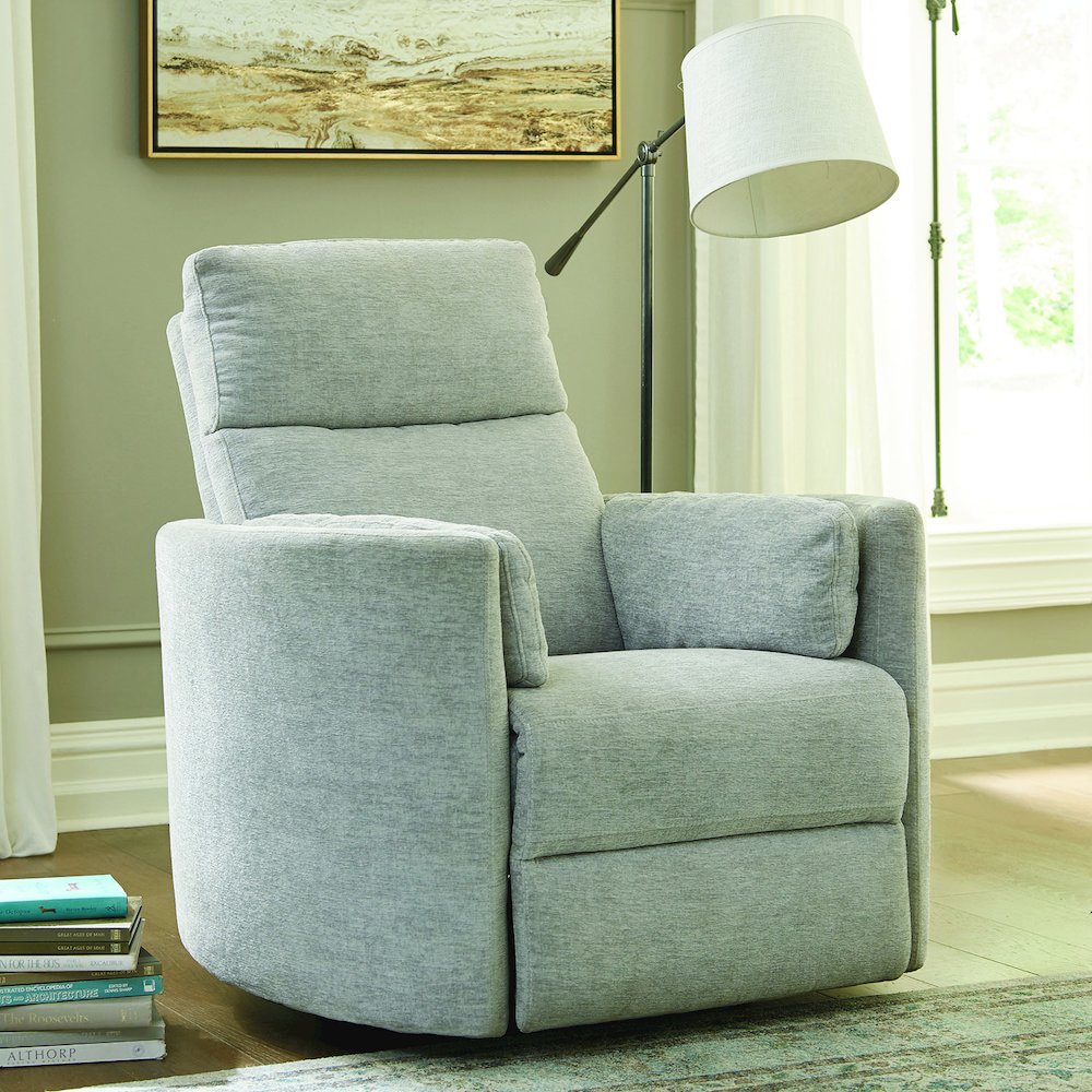 Radius - Mineral Power Reclining Sofa Loveseat and Recliner