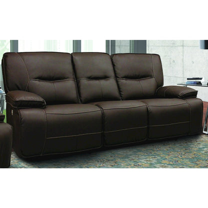 Spartacus - Chocolate Power Reclining Sofa and Loveseat