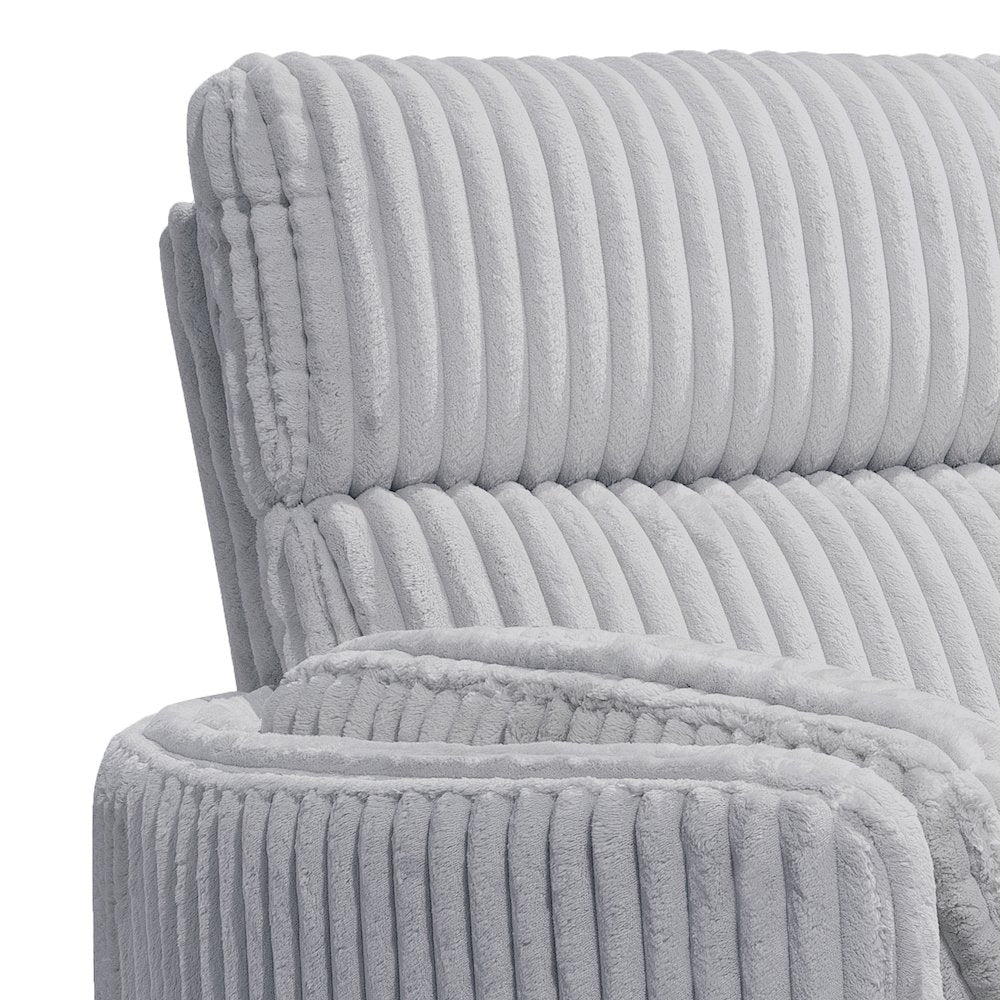 Radius - Mega Grey Power Reclining Sofa and Loveseat