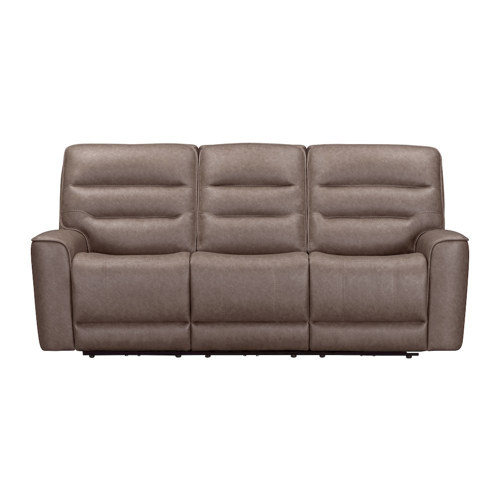 Lawson Sydney Brunette Zero Gravity Power Reclining Sofa and Loveseat