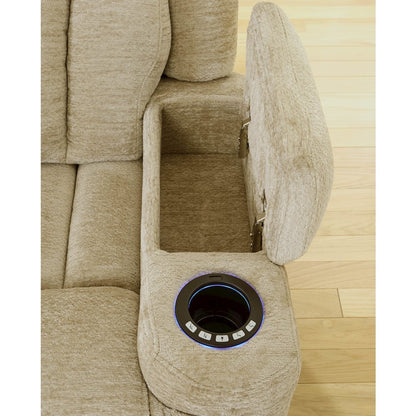 Dalton - Lucky Fawn Power Reclining Sofa and Recliner
