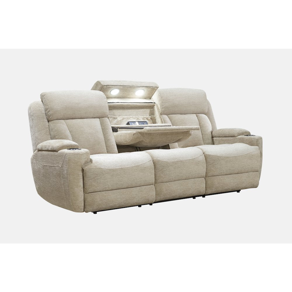 Dalton - Lucky Fawn Power Reclining Sofa and Loveseat