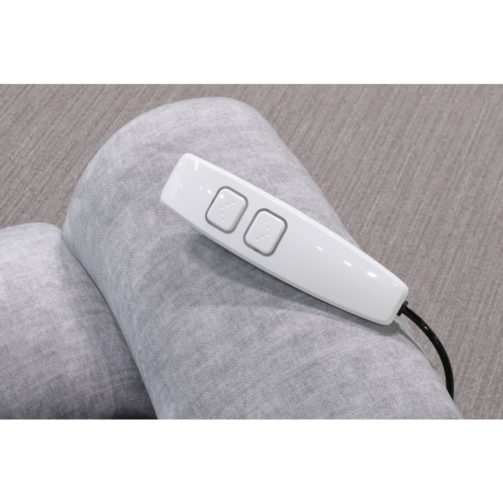 Gemini - Capri Silver Power Lift Recliner with Articulating Headrest