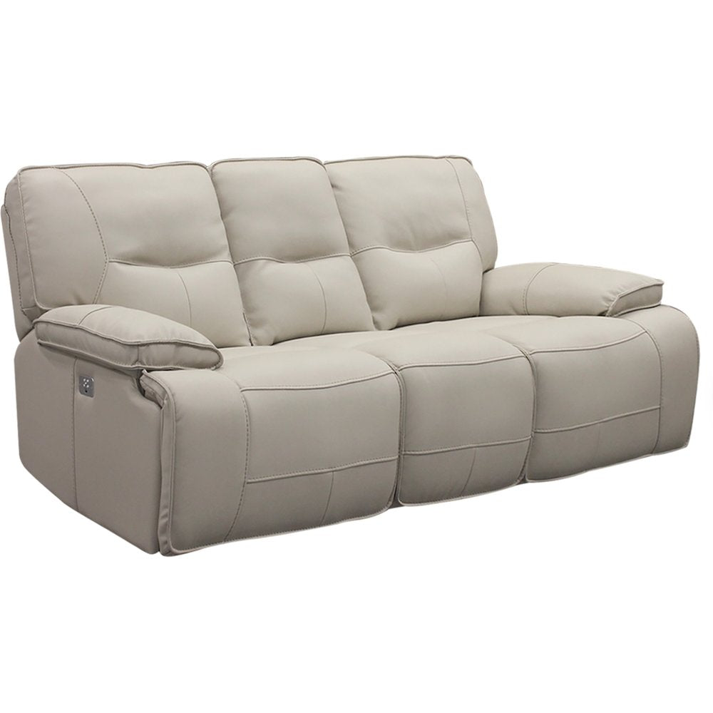 Spartacus - Oyster Power Reclining Sofa and Loveseat
