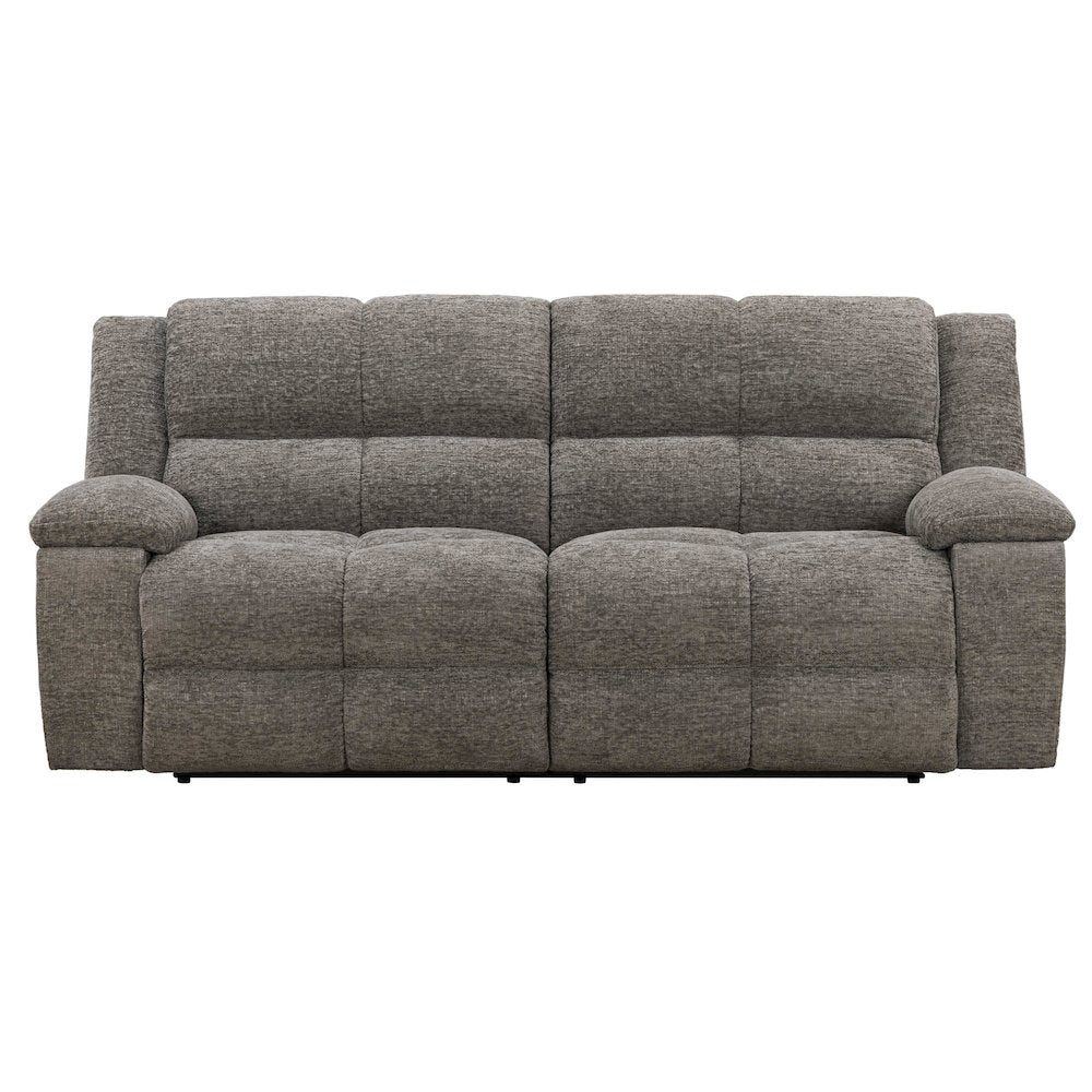 Buster Cabot Stone Manual Reclining Sofa and Loveseat