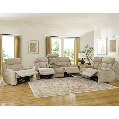 Dalton - Lucky Fawn Power Reclining Sofa Loveseat and Recliner