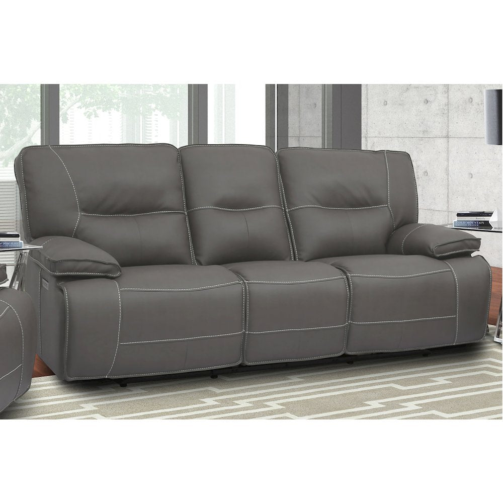 Spartacus - Haze Power Reclining Sofa and Loveseat