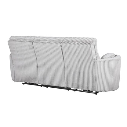 Radius - Mega Grey Power Reclining Sofa and Loveseat