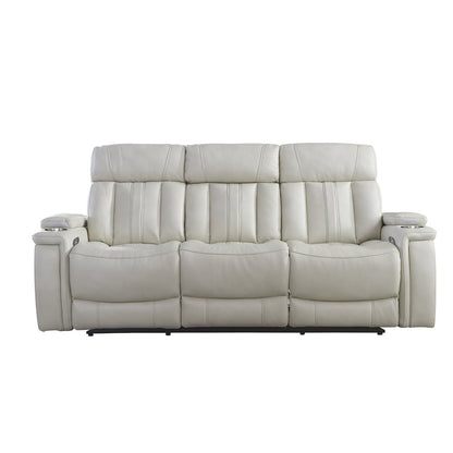 Royce - Fantom Ivory Power Reclining Sofa and Loveseat