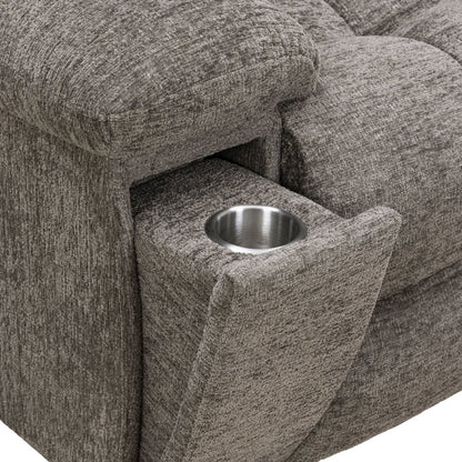 Buster Cabot Stone Manual Reclining Sofa and Recliner