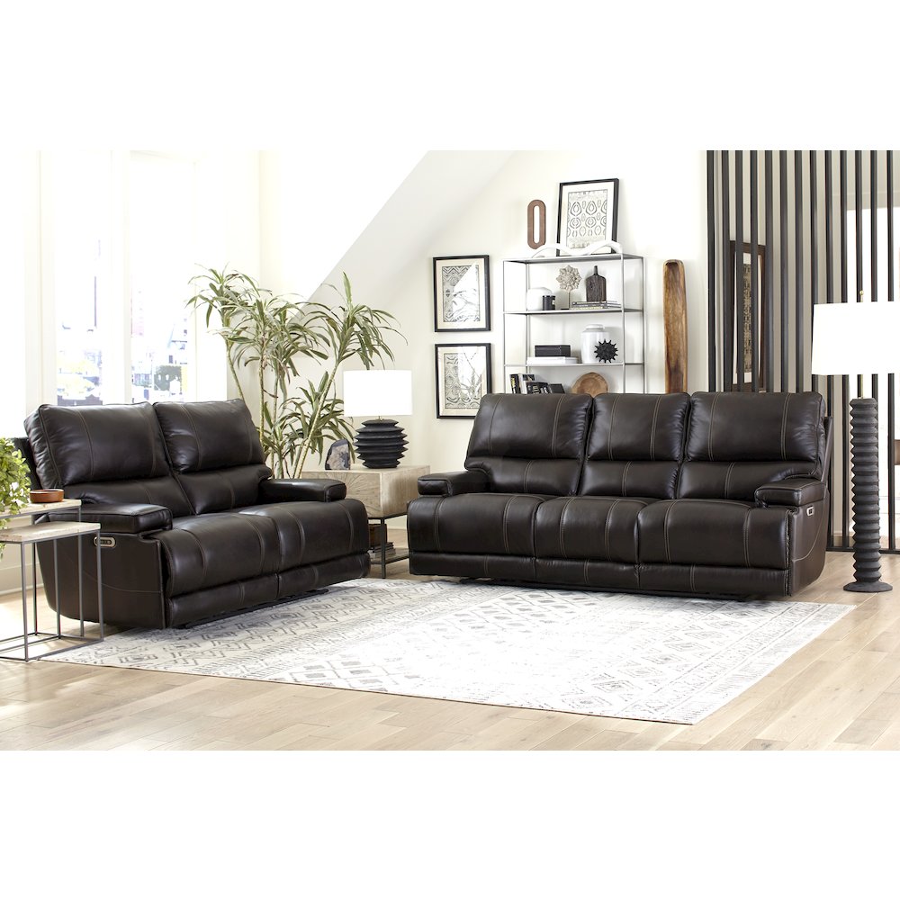 Verona Coffee - Powered By Freemotion Power Reclining Sofa and Loveseat