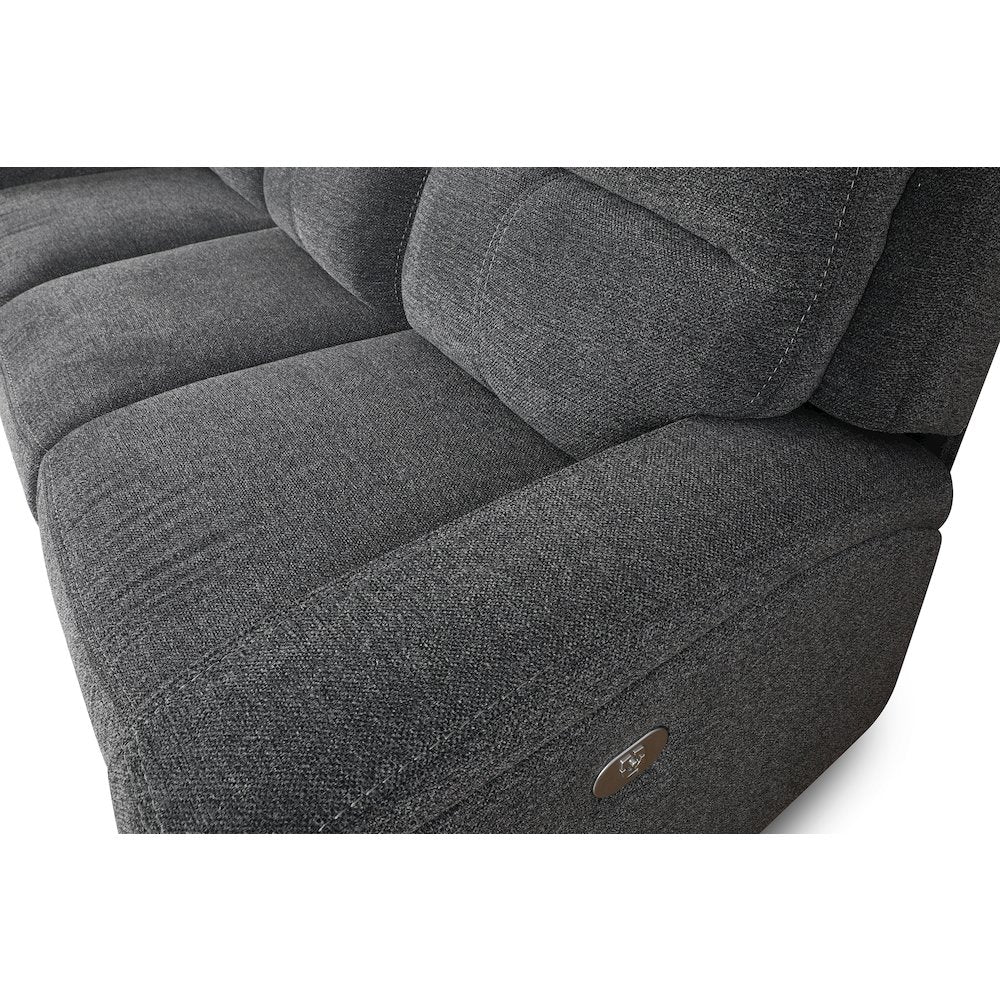 Polaris - Bizmark Grey 7 Piece Modular Power Reclining Sectional