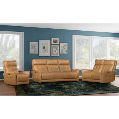 Gershwin - Lucca Butterscotch Power Reclining Sofa Loveseat and Recliner