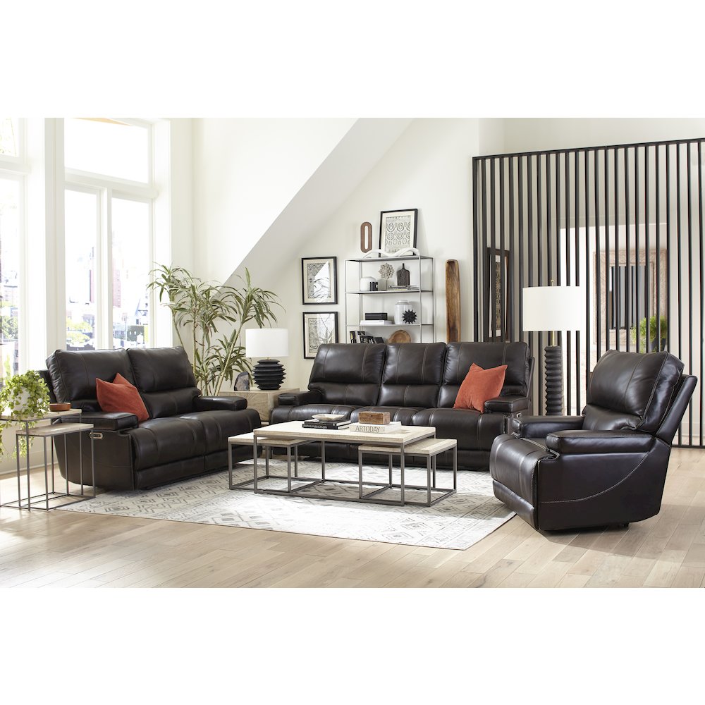 Whitman - Verona Coffee - Powered By Freemotion Cordless Power Reclining Sofa