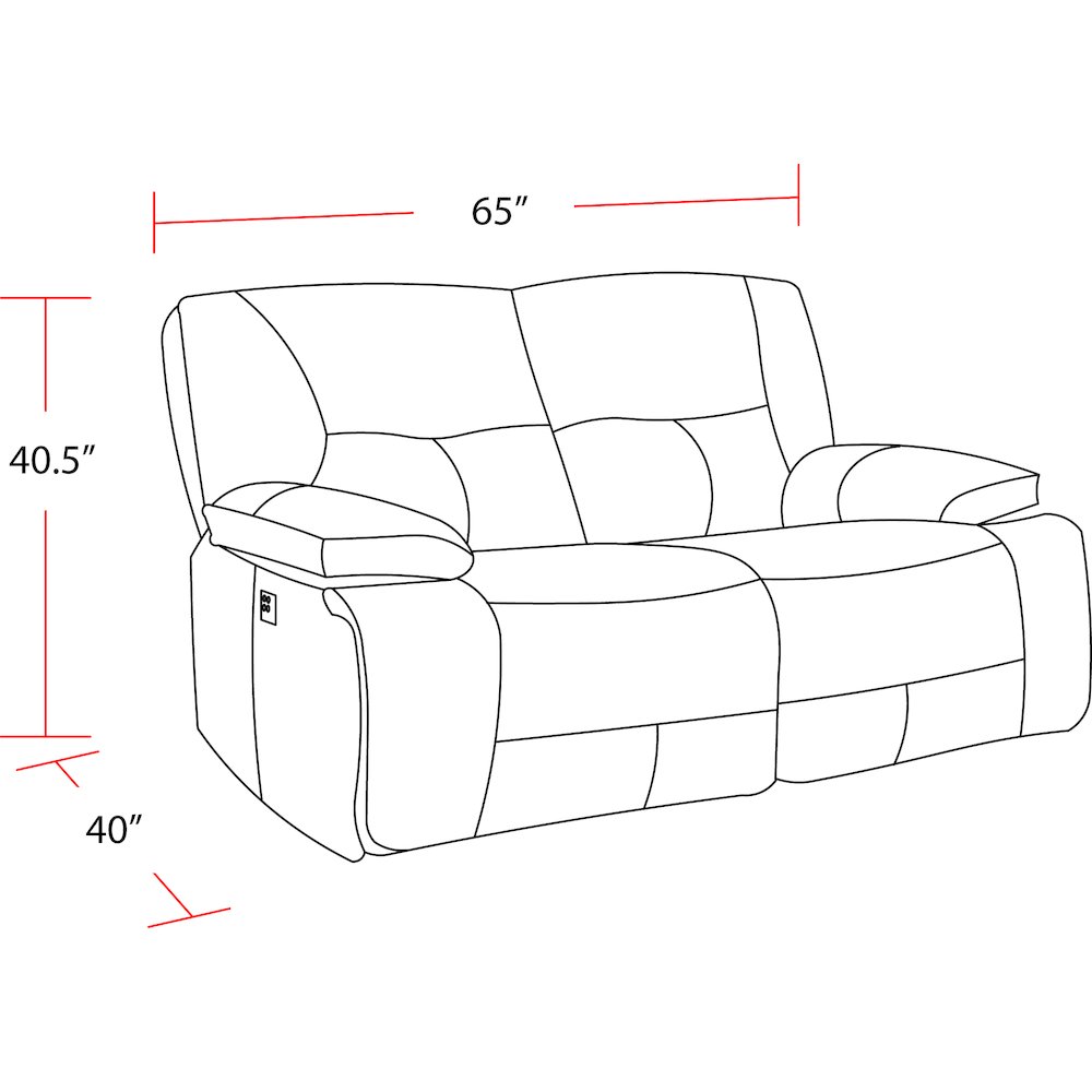 Spartacus - Oyster Power Reclining Sofa Loveseat and Recliner