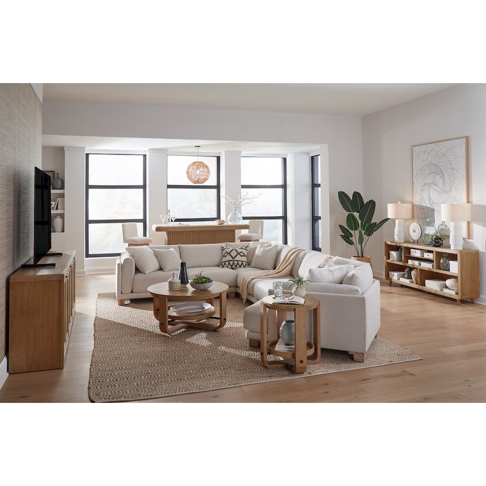 Mirage Mist 4 Piece Modular Sectional