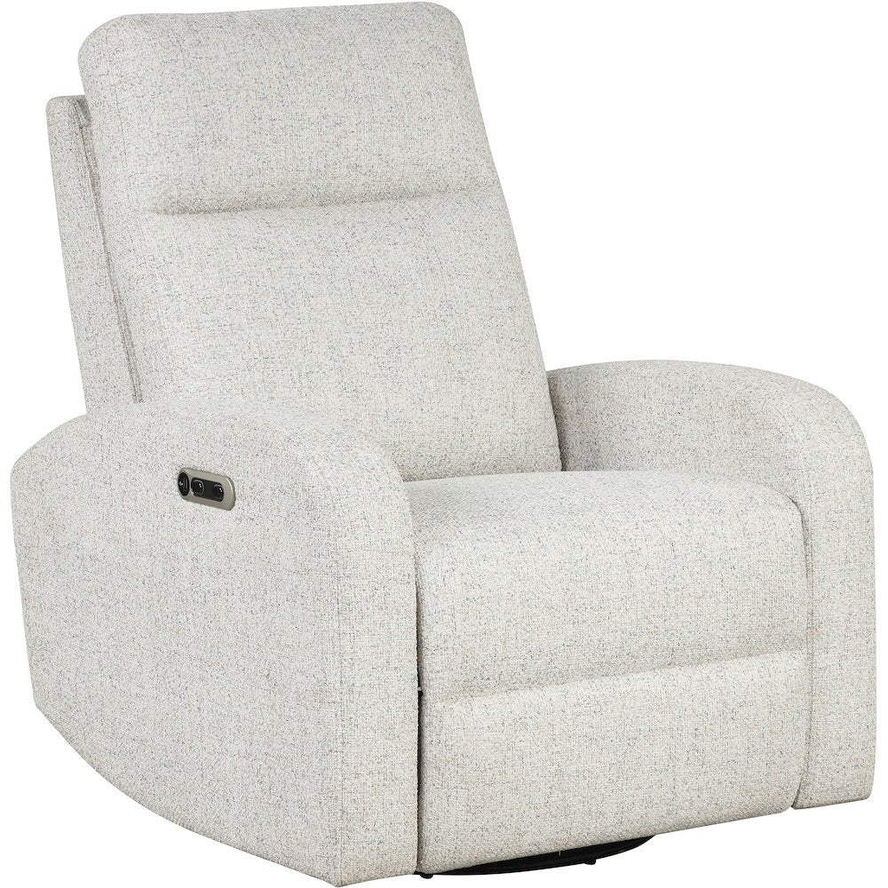 Beige Power Glider Recliner Glider Chair for Nursery, Modern Recliner