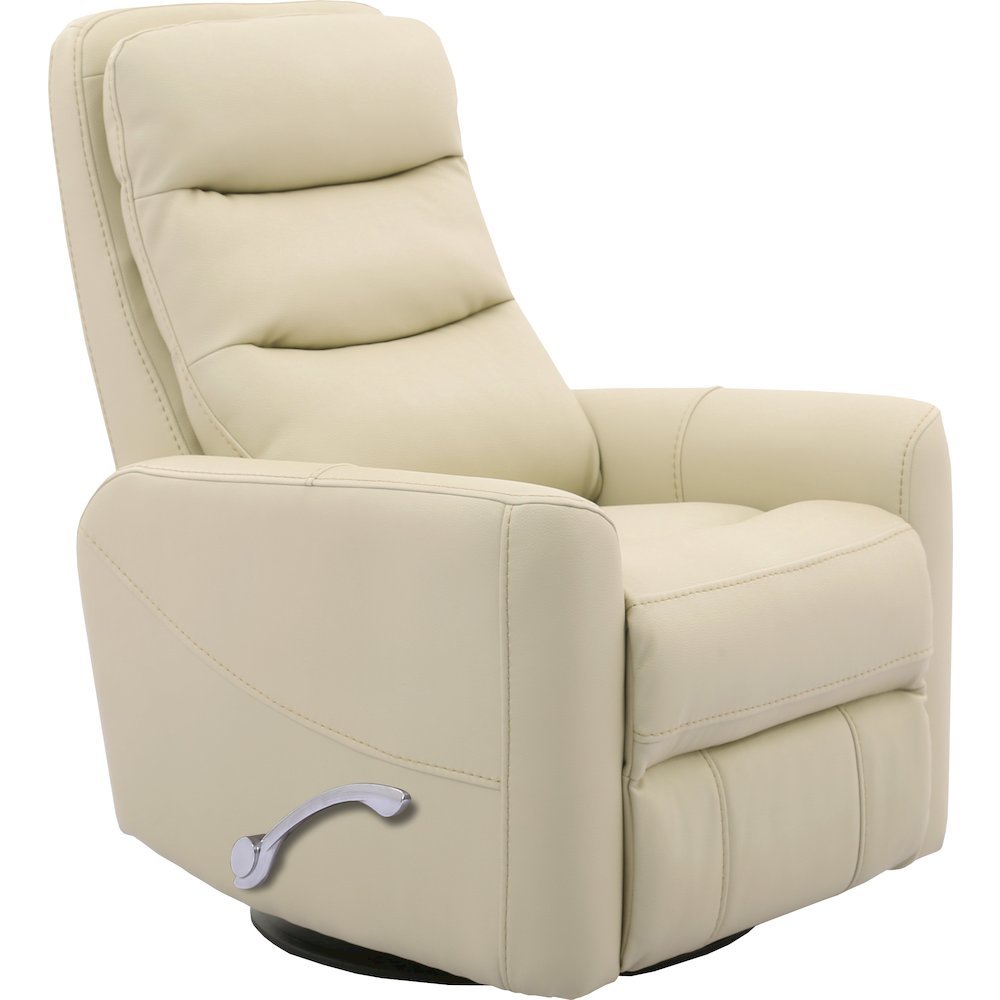 Oyster Swivel Recliner Chair with Glider Base and Soft Fabric Comfort