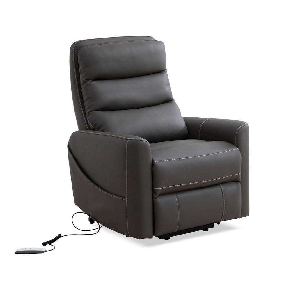 Gray Power Lift Chair with Articulating Headrest – Power Chair