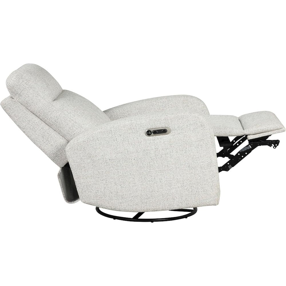 Beige Power Glider Recliner Glider Chair for Nursery, Modern Recliner