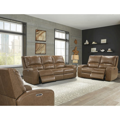 Swift - Bourbon Power Reclining Sofa Loveseat and Recliner