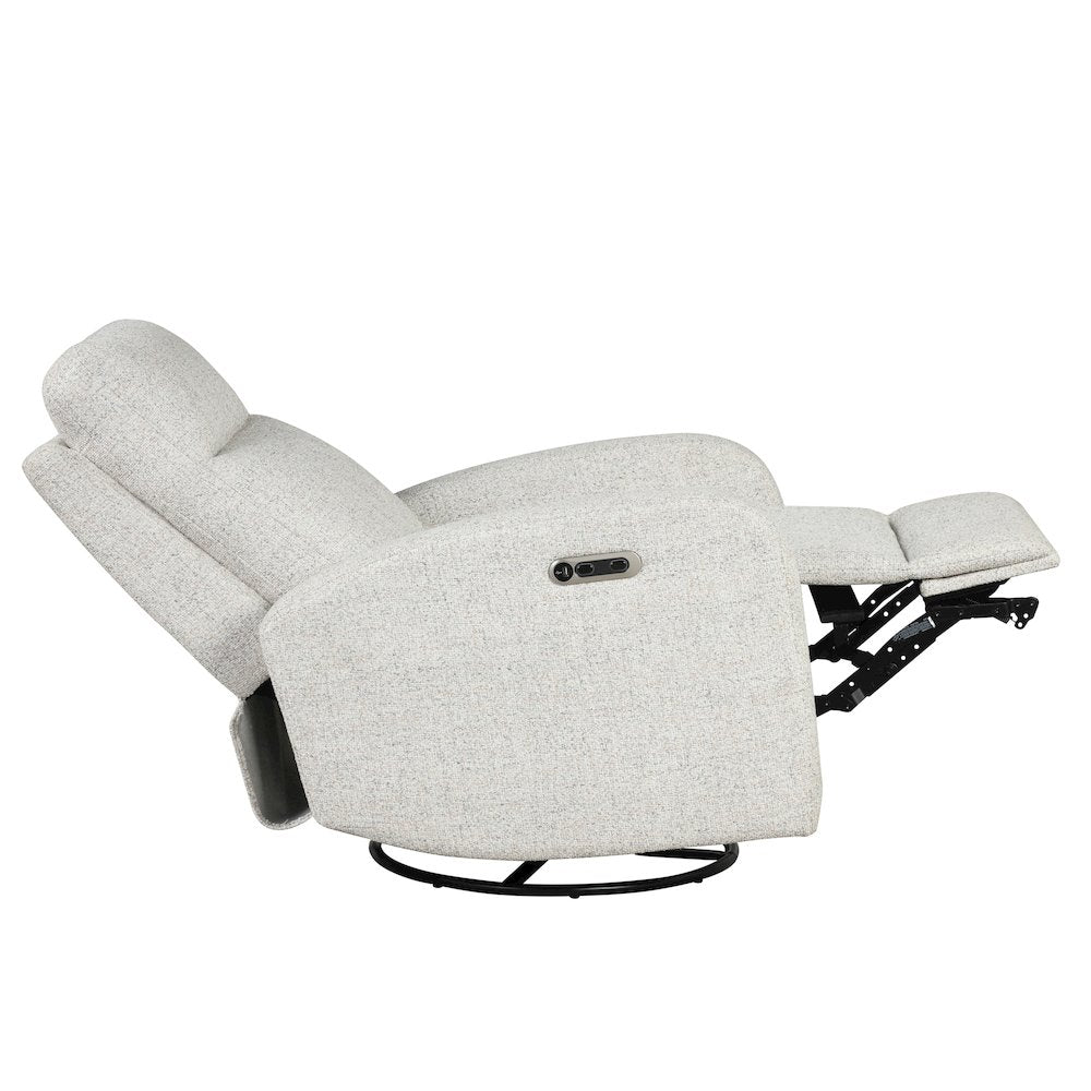Thriller - Natural Beauty Quartz Power Swivel Glider Recliner Two Pack