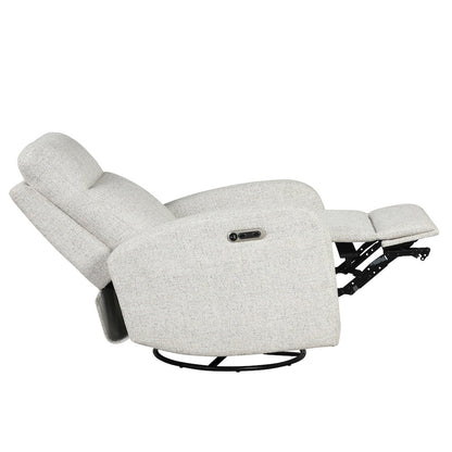 Thriller - Natural Beauty Quartz Power Swivel Glider Recliner Two Pack
