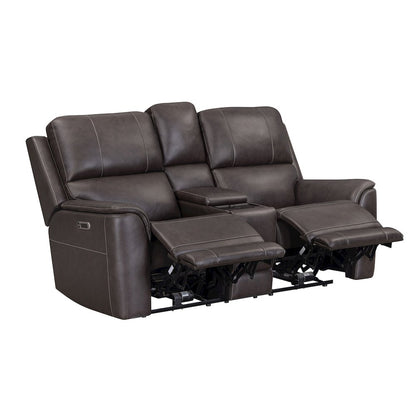 Easton Steamboat Brown Zero Gravity Power Reclining Sofa Loveseat and Recliner
