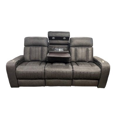 Equinox Mercury Power Reclining Sofa with Drop Down Table