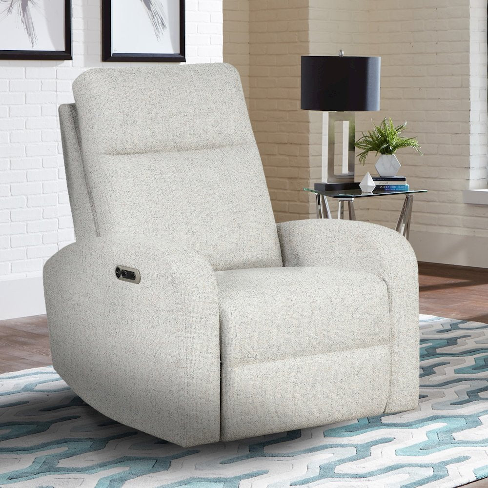 Thriller - Natural Beauty Quartz Power Swivel Glider Recliner Two Pack