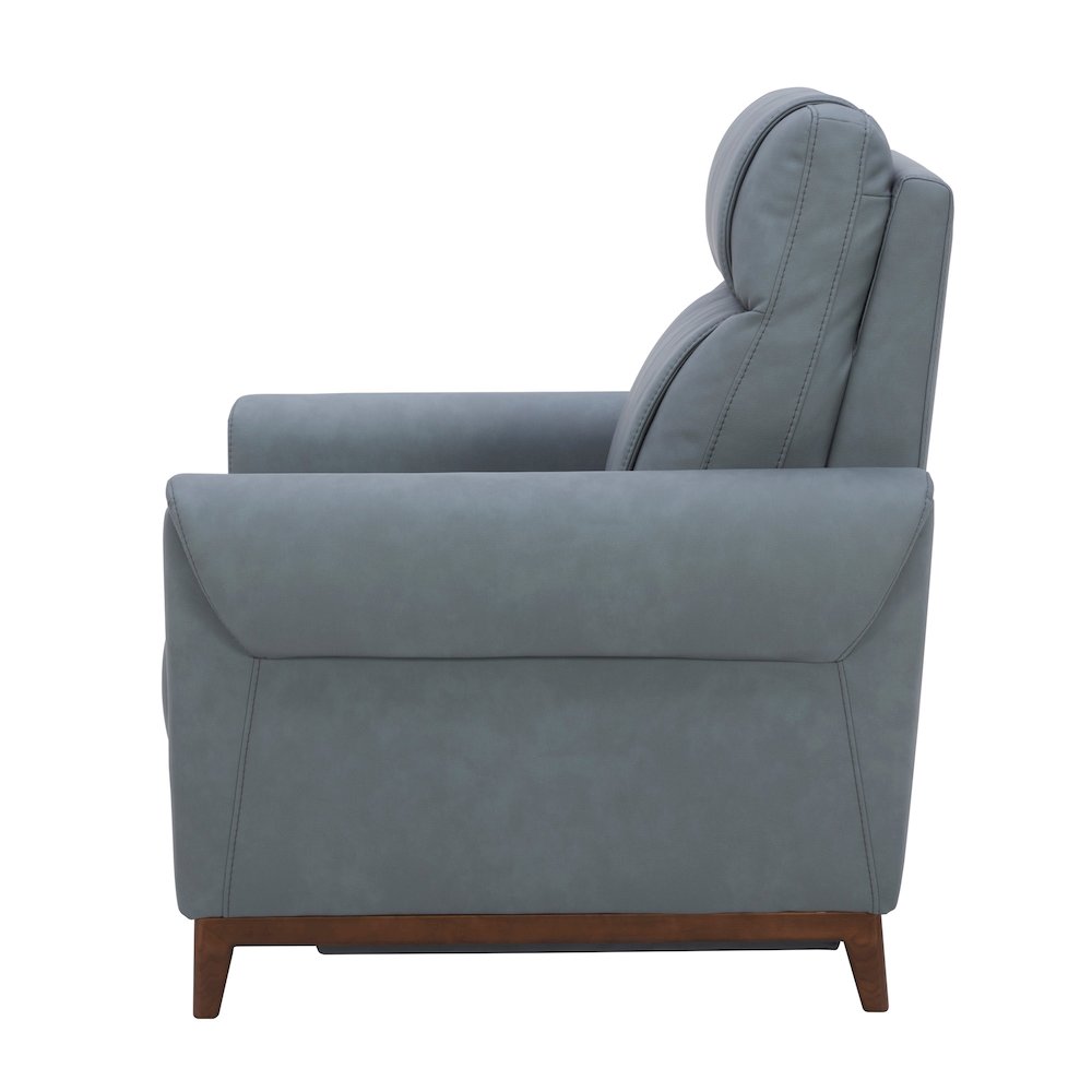 Conrad Blue Dusk Power High Leg Recliner P2