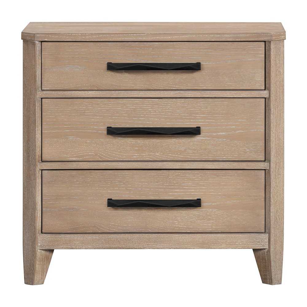 Breckenridge Bedroom 3 Drawer Nightstand with USB Port