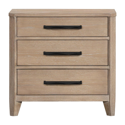 Breckenridge Bedroom 3 Drawer Nightstand with USB Port