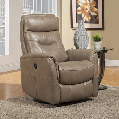 Gemini - Linen Power Swivel Glider Recliner Two Pack
